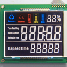 Small Custom LCD Module For Security Monitoring